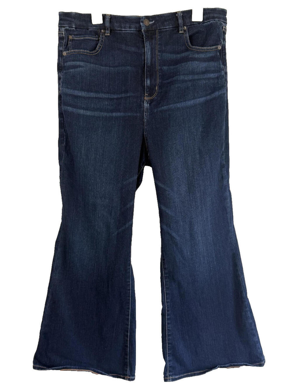 American Eagle Jeans Womens 18 Short Curvy Highest Rise Flare Next Level Stretch